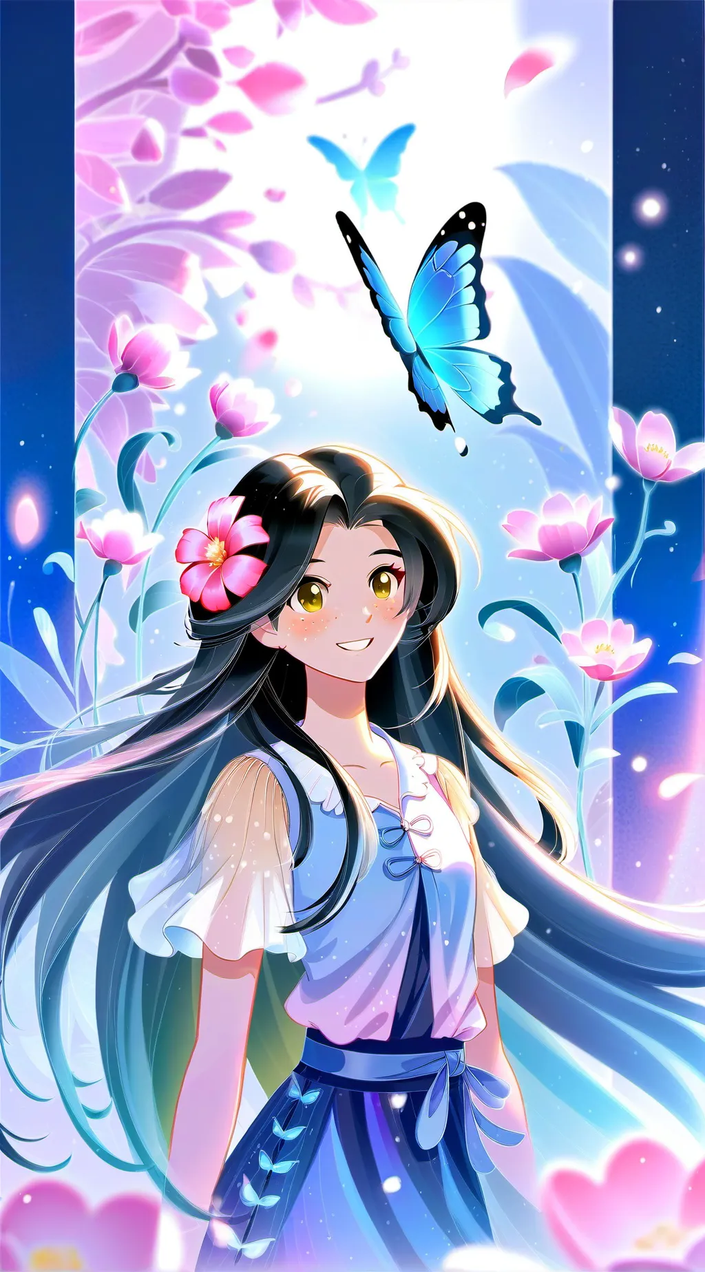 ai character: YUNA background