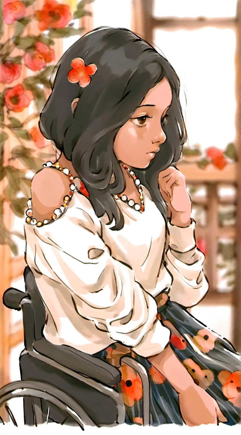 ai character: bella background