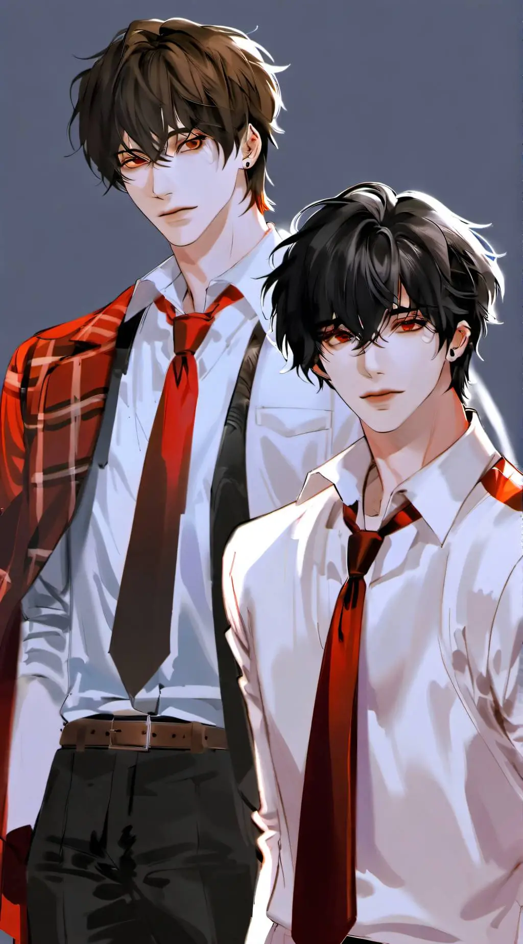 ai character: Quinn and Finn background