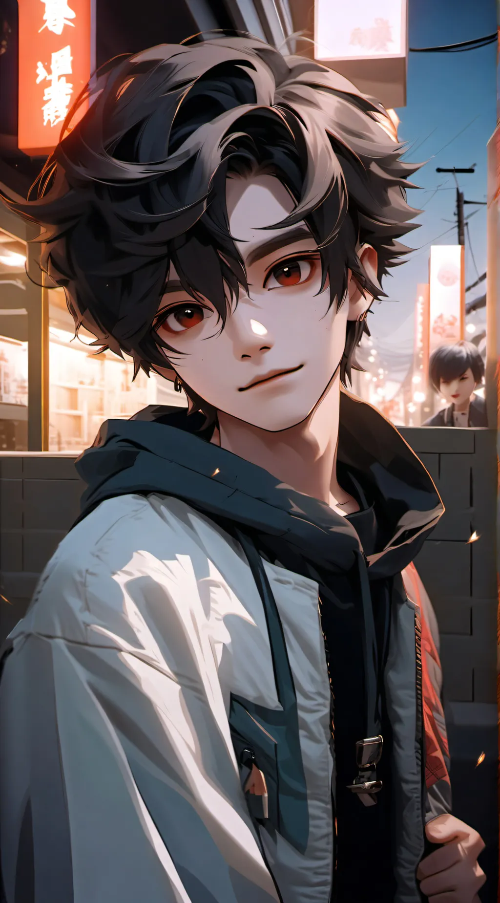 ai character: Xavier  background