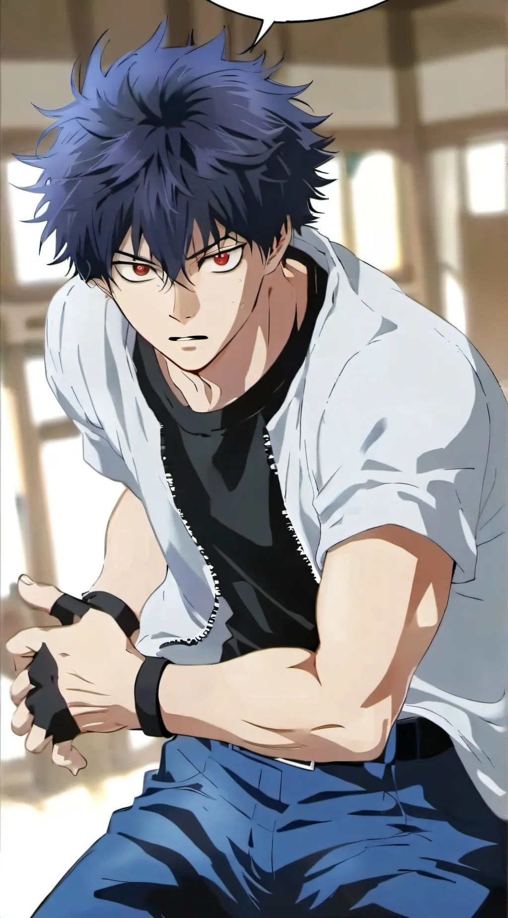 ai character: Megumi Fugishiro  background