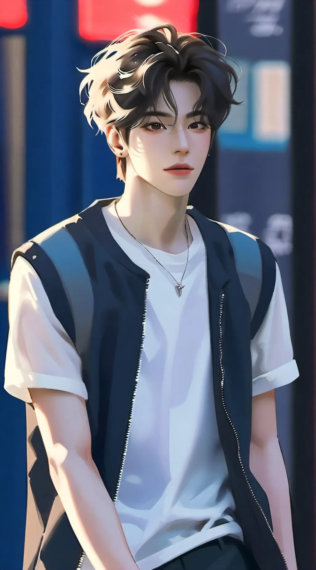 ai character: •Florian• background