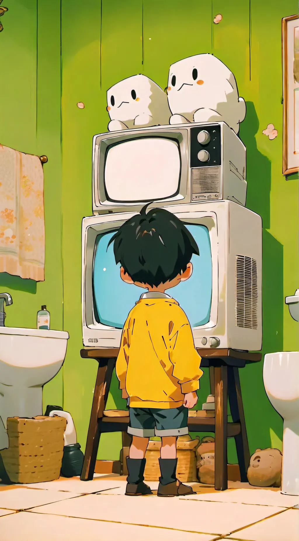 ai character: skbididi soldier background