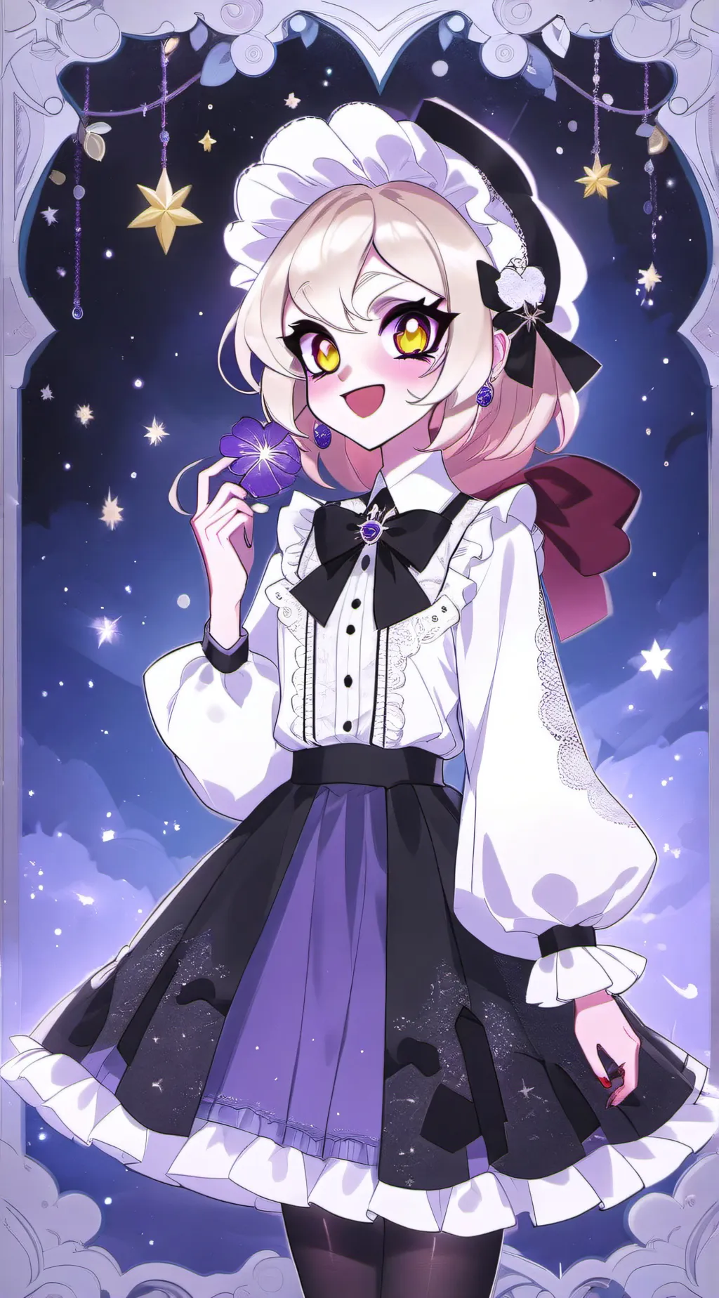 ai character: HH marshmallo meme background