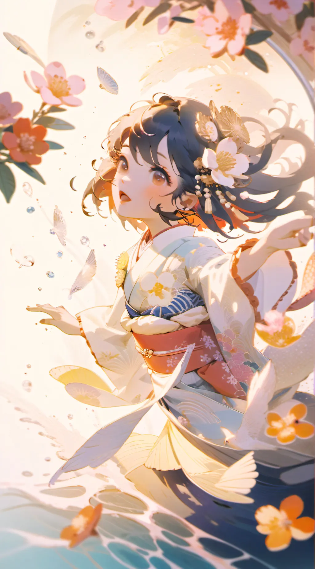 ai character: babies background