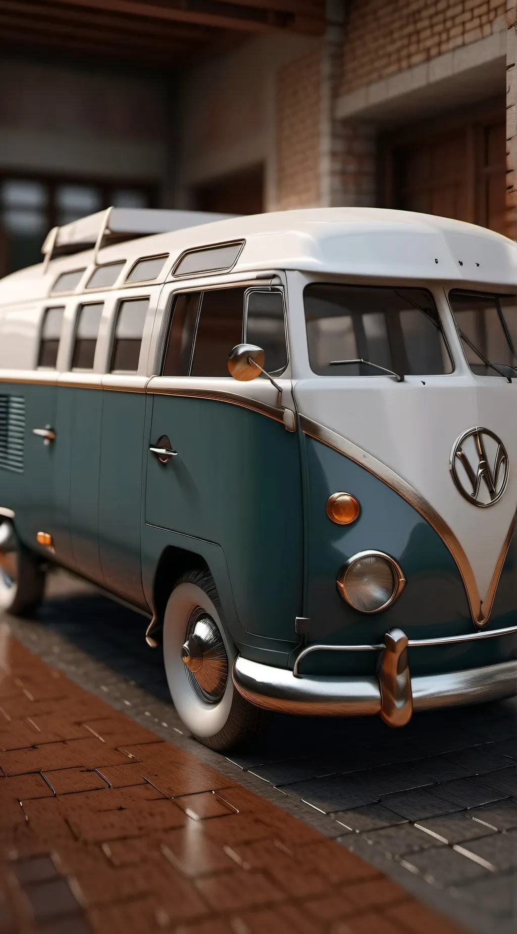 ai character: Fandom in a van background