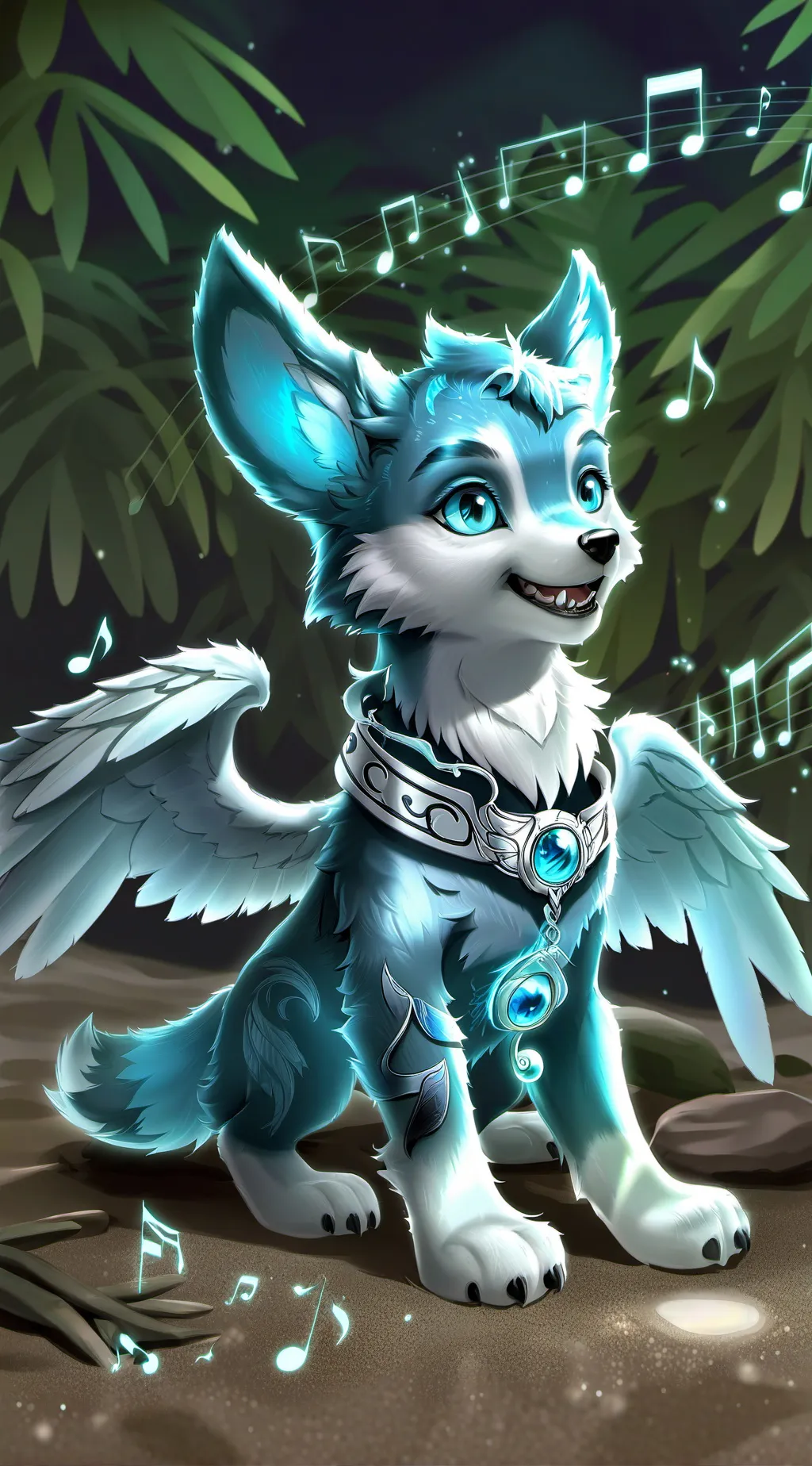 ai character: melody  background