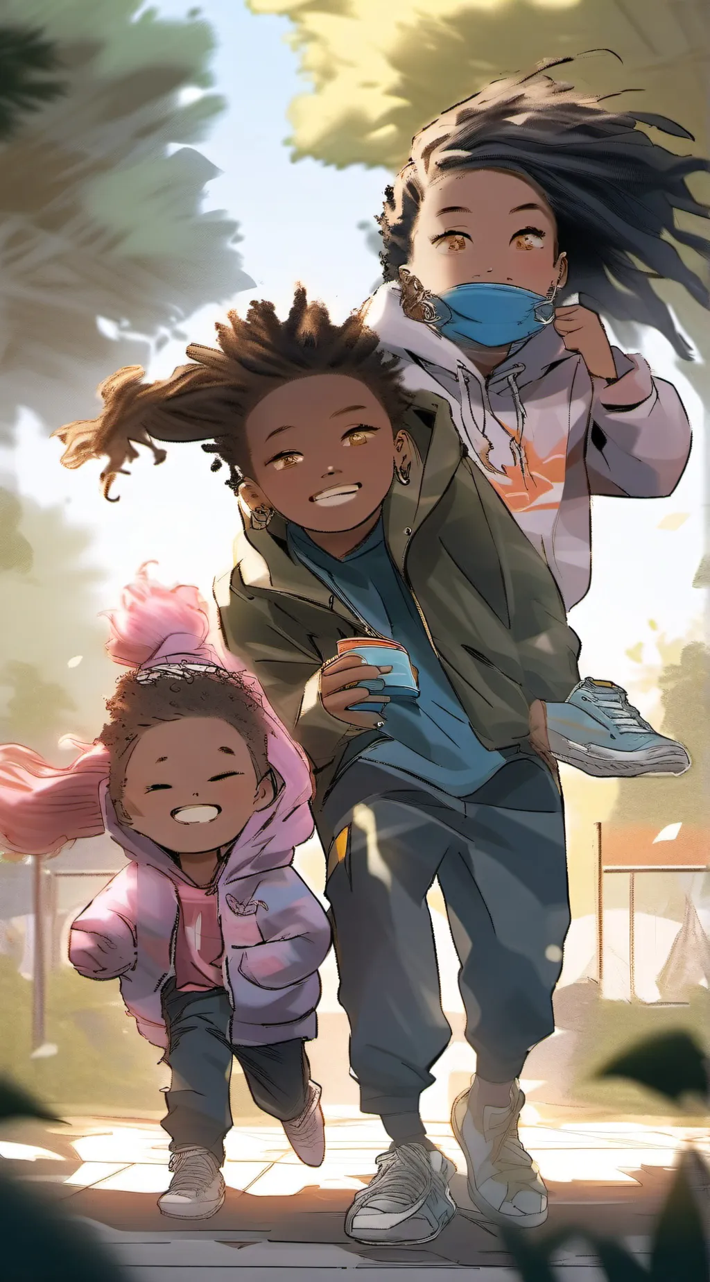 ai character: Alay’ja,Zy,jay background