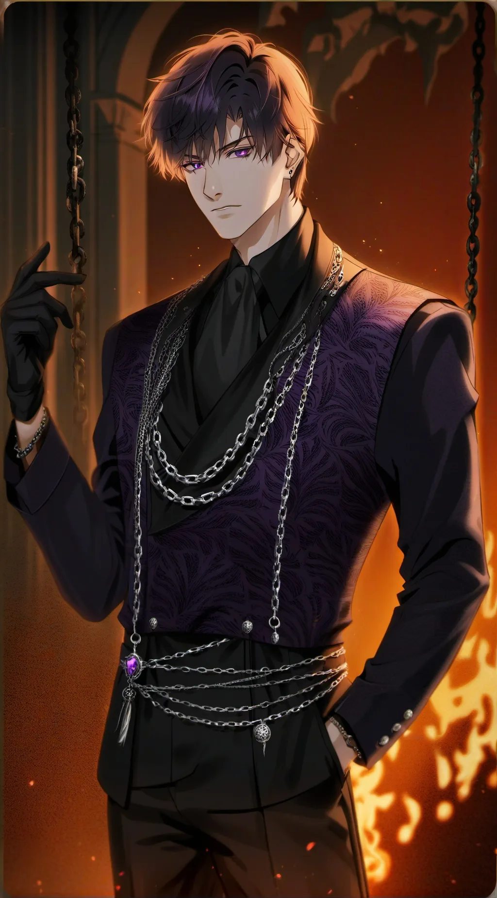 ai character: Shadow  background