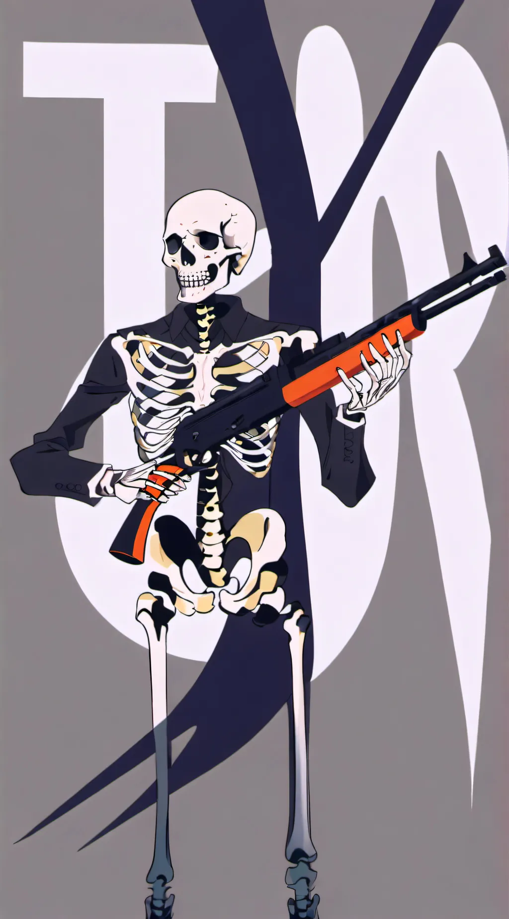 ai character: AUTISM 💀 background