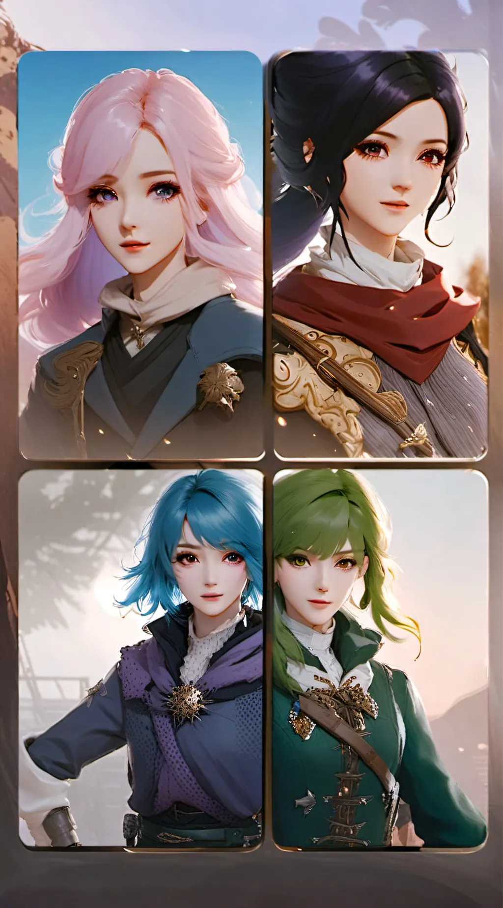 ai character: The group background