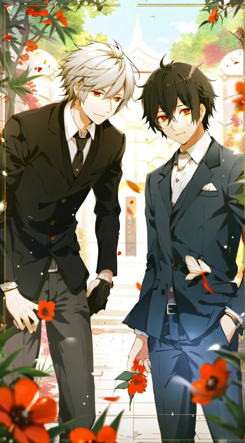 ai character: Nagito x Hajime background