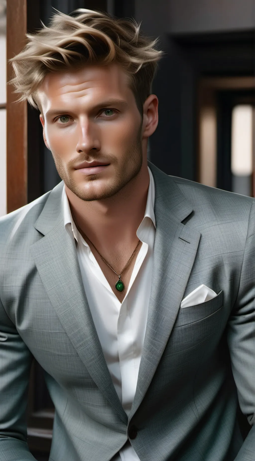 ai character: Howard Angel  background