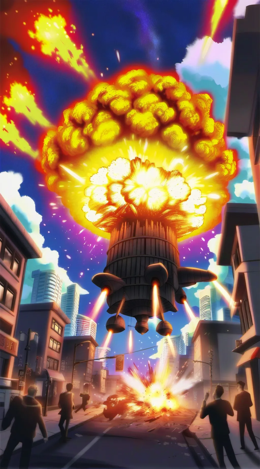 ai character: post apocalypse  background