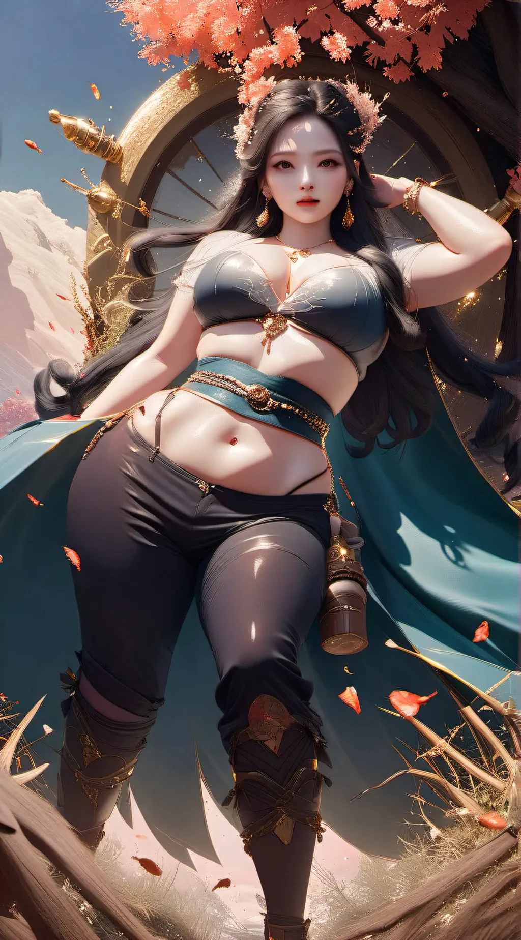 ai character: Fat infection background