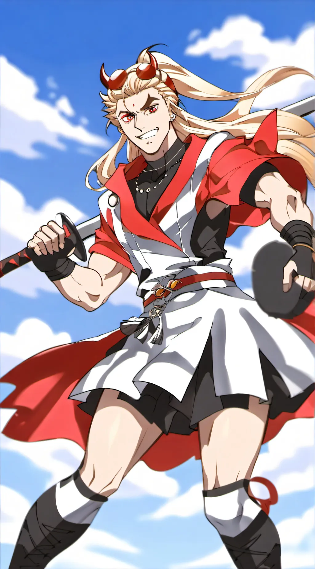 ai character: all might😀 background