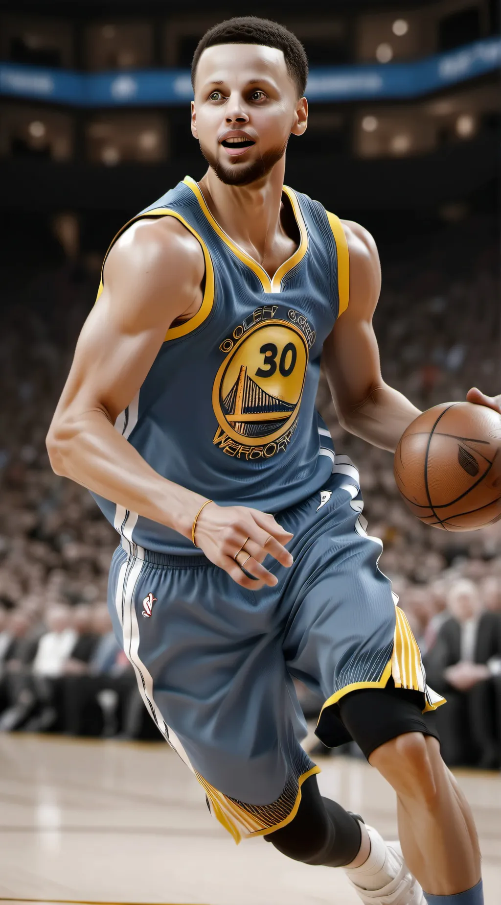 ai character: Stephen Curry background
