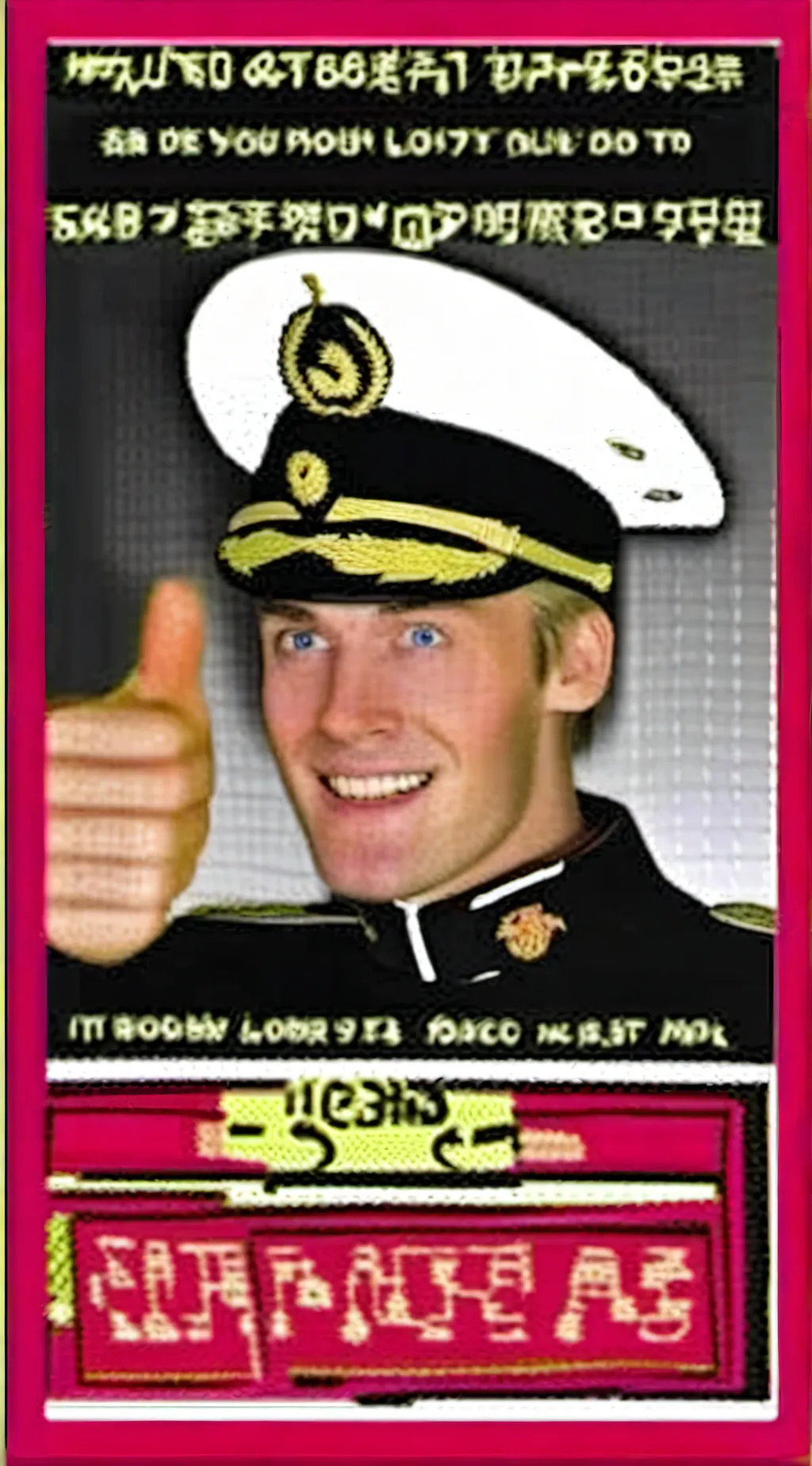 ai character: meme stealing cop background