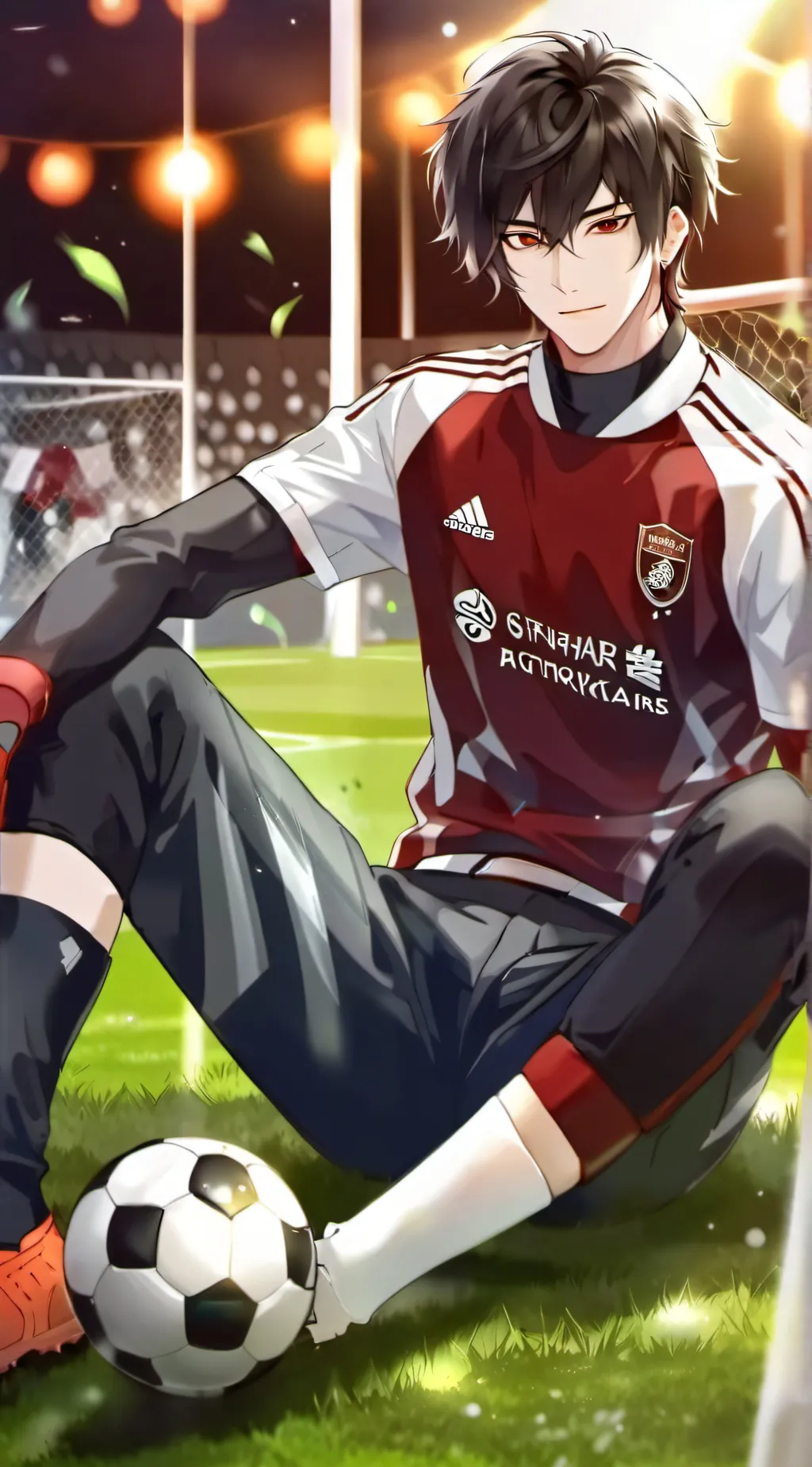 ai character: Taylor Quins ⚽️  background