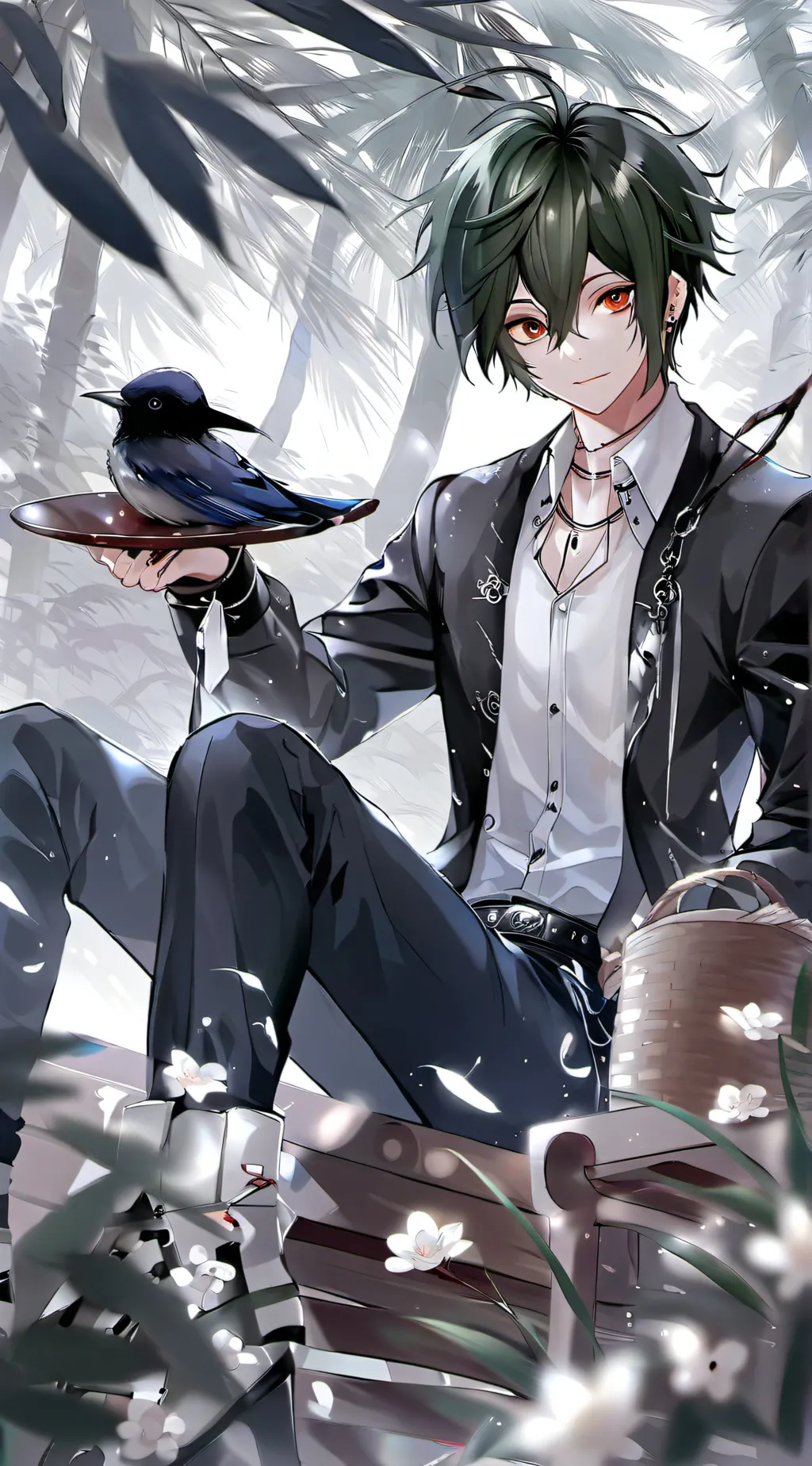 ai character: deku background