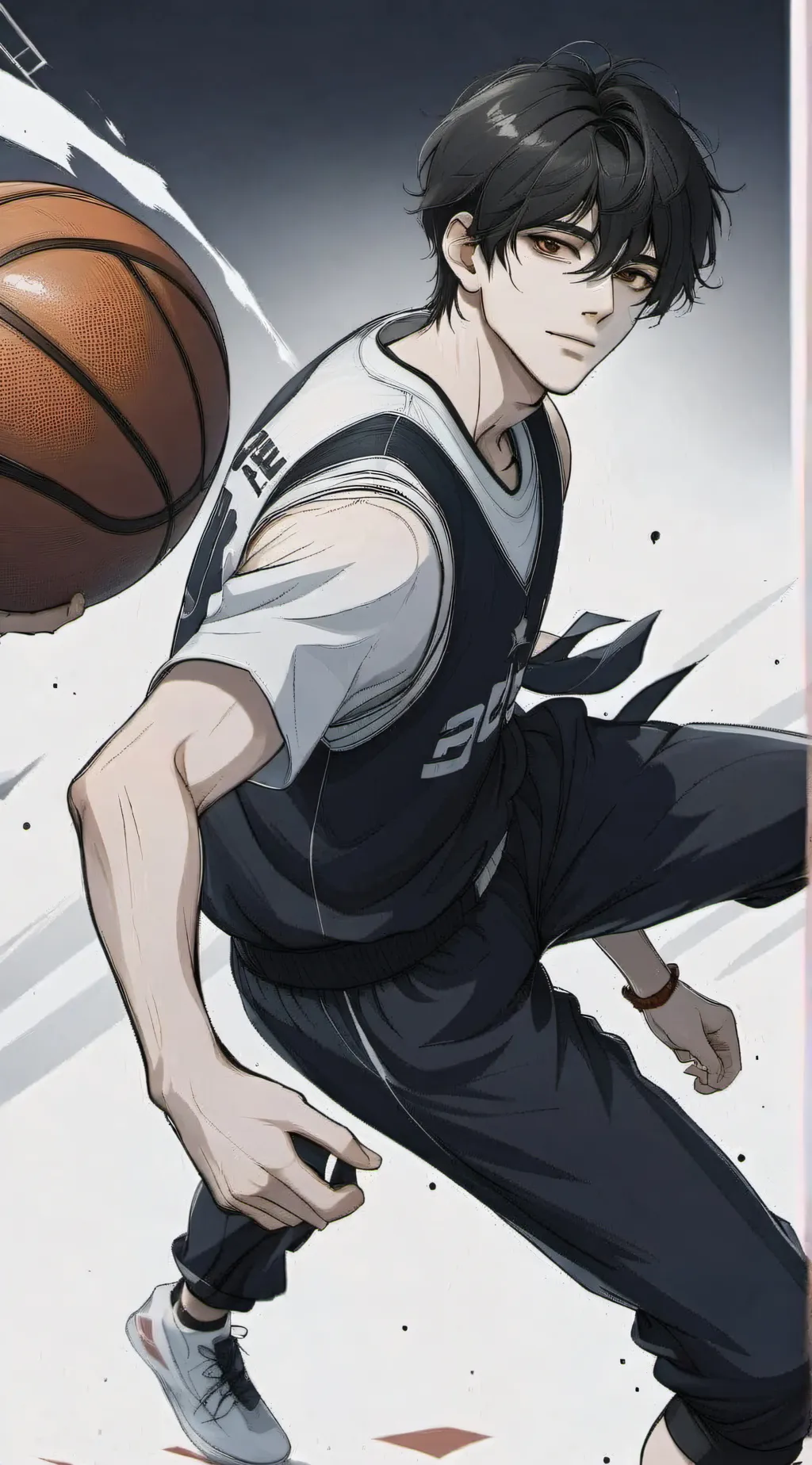 ai character: ash background