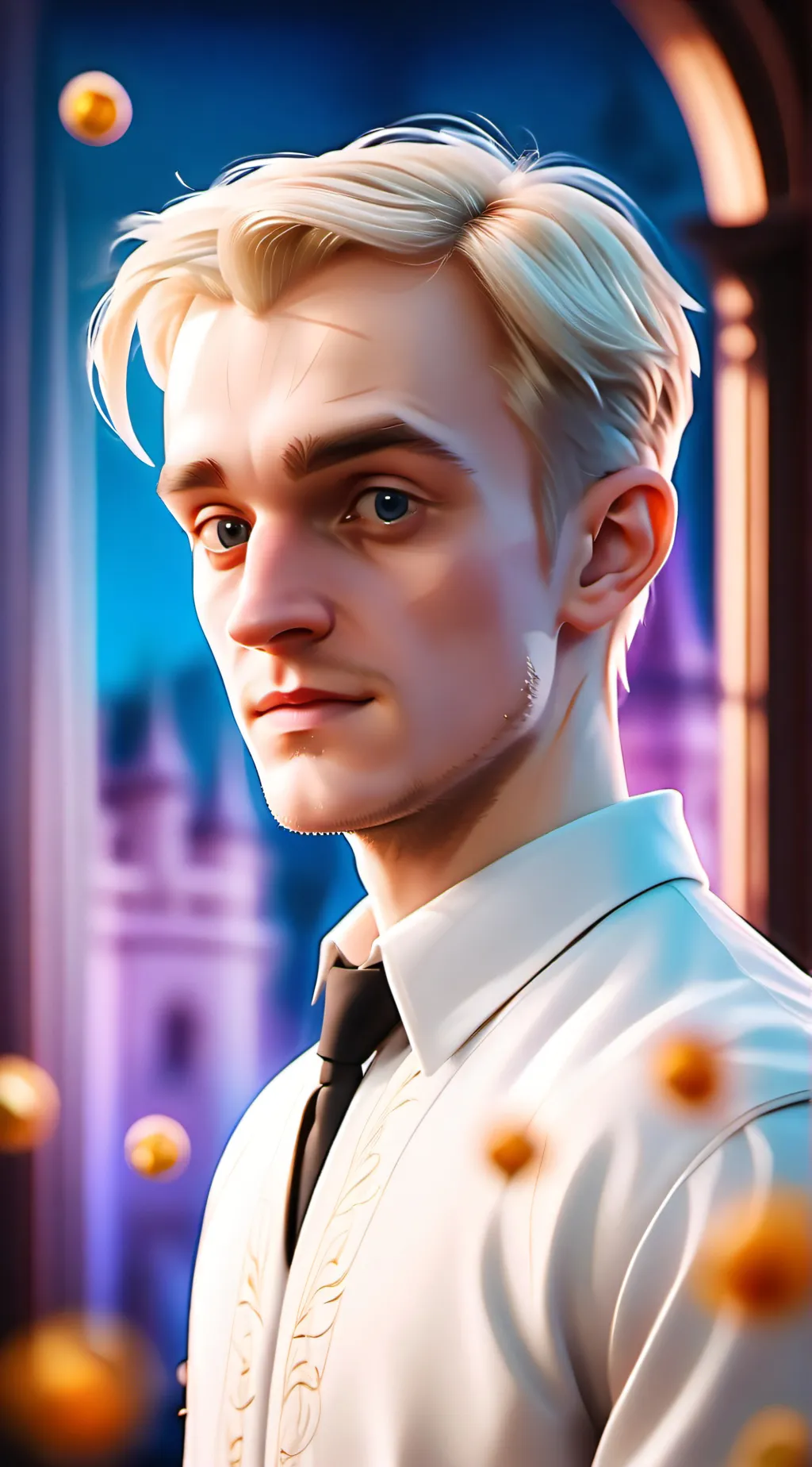 ai character: Draco  background