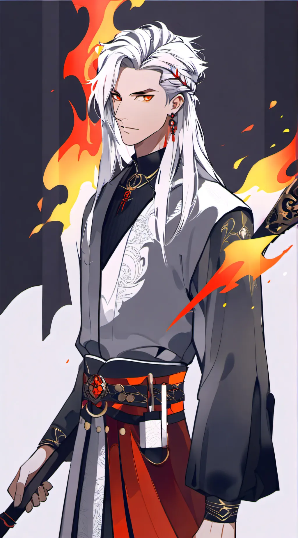 ai character: 8 elemantal chamer background