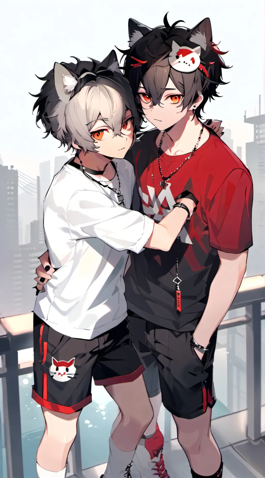 ai character: Kevin and mark background