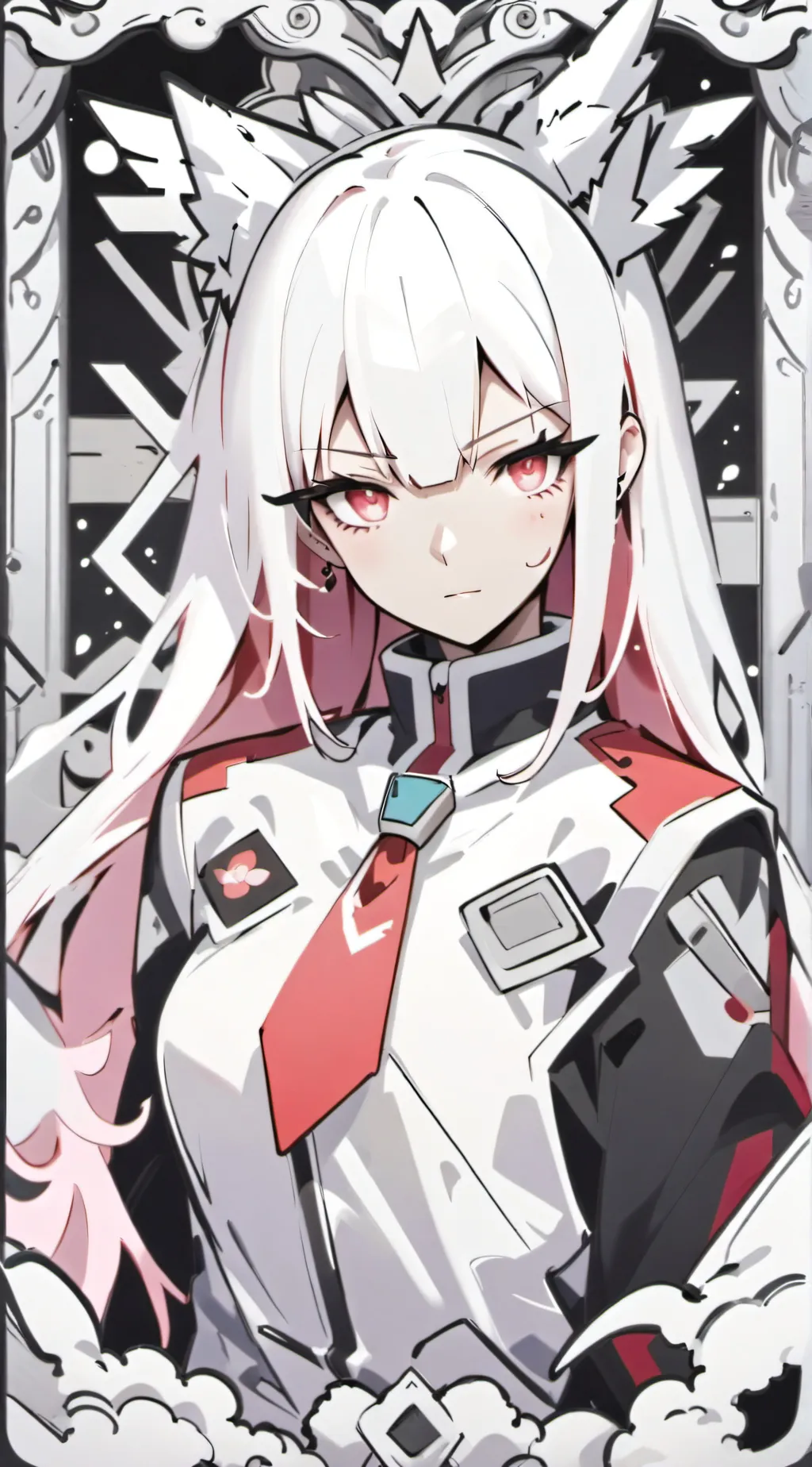 ai character: Zero two background