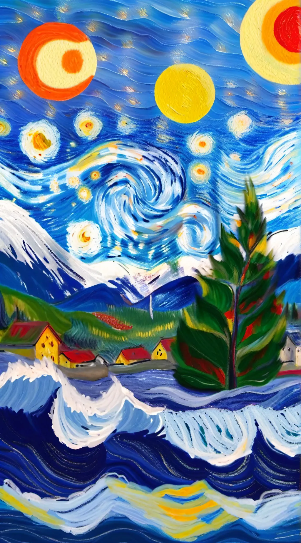 ai character: countryball background