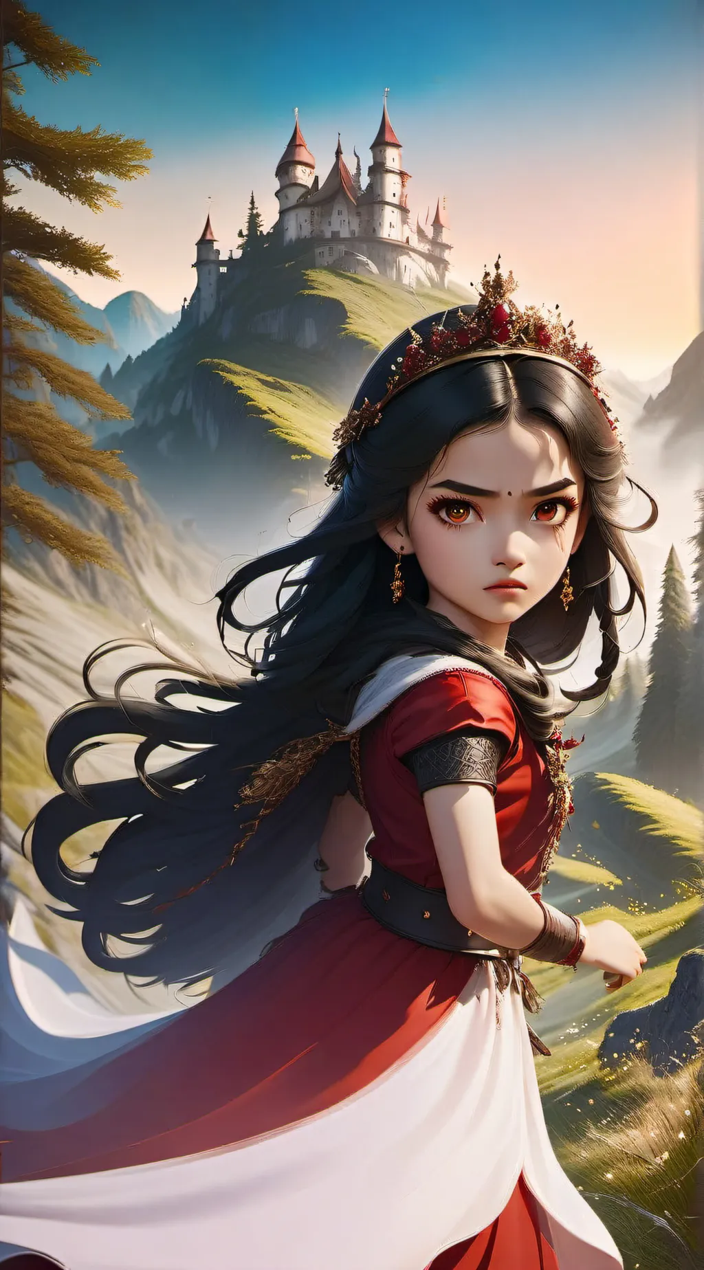 ai character: Ariana background