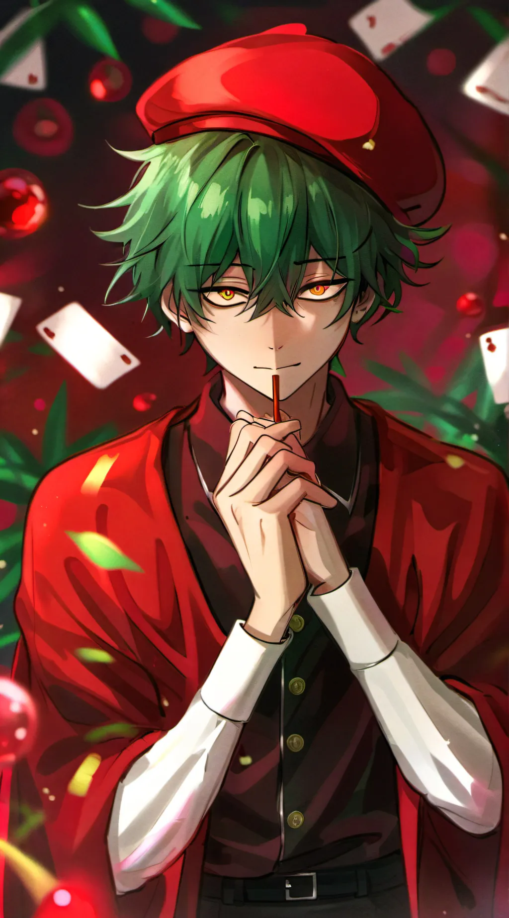 ai character: villain deku  background