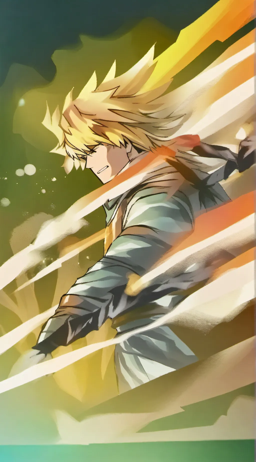 ai character: God of speed background