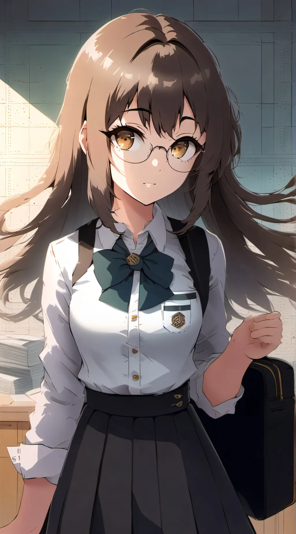 ai character: rio futaba  background