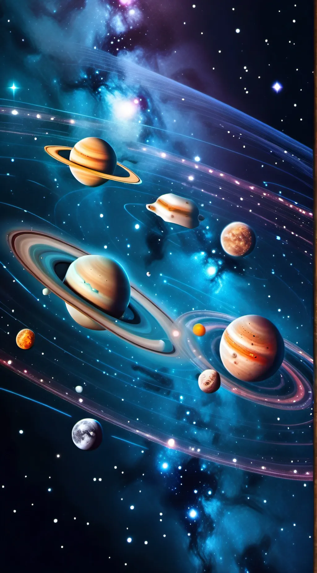 ai character: Solar humans background