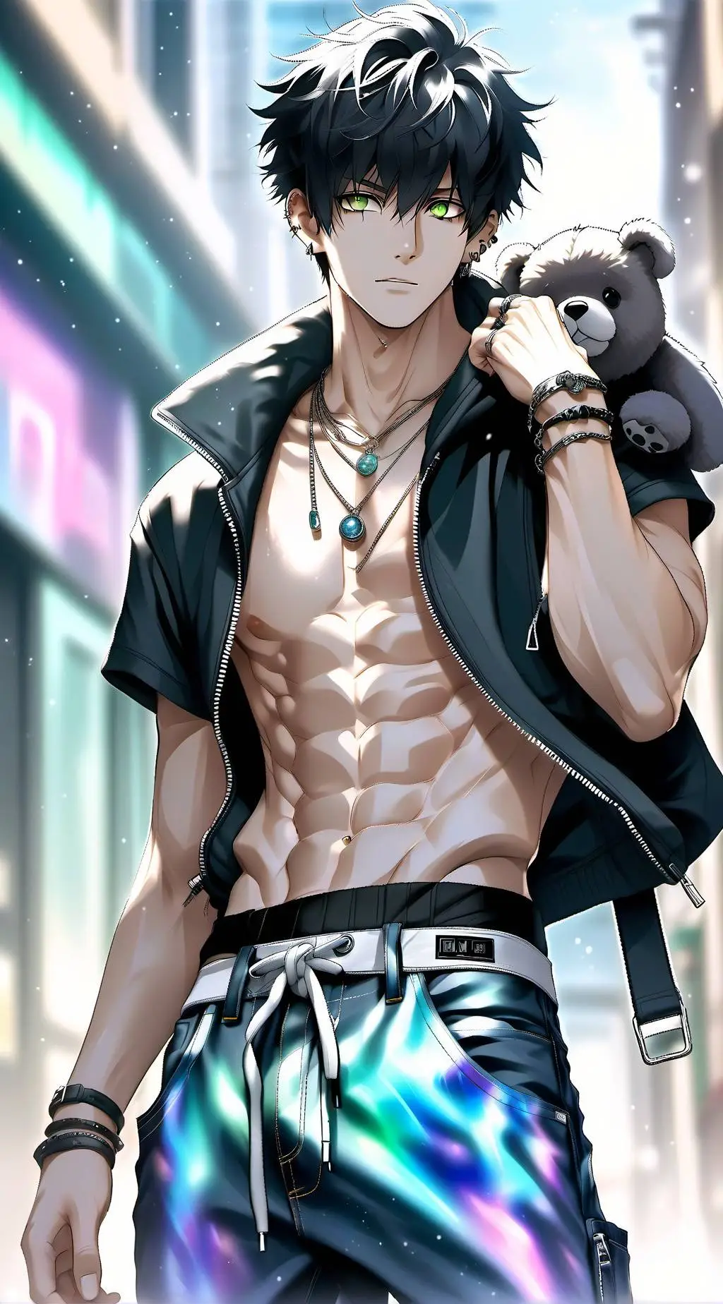 ai character: Odin  background