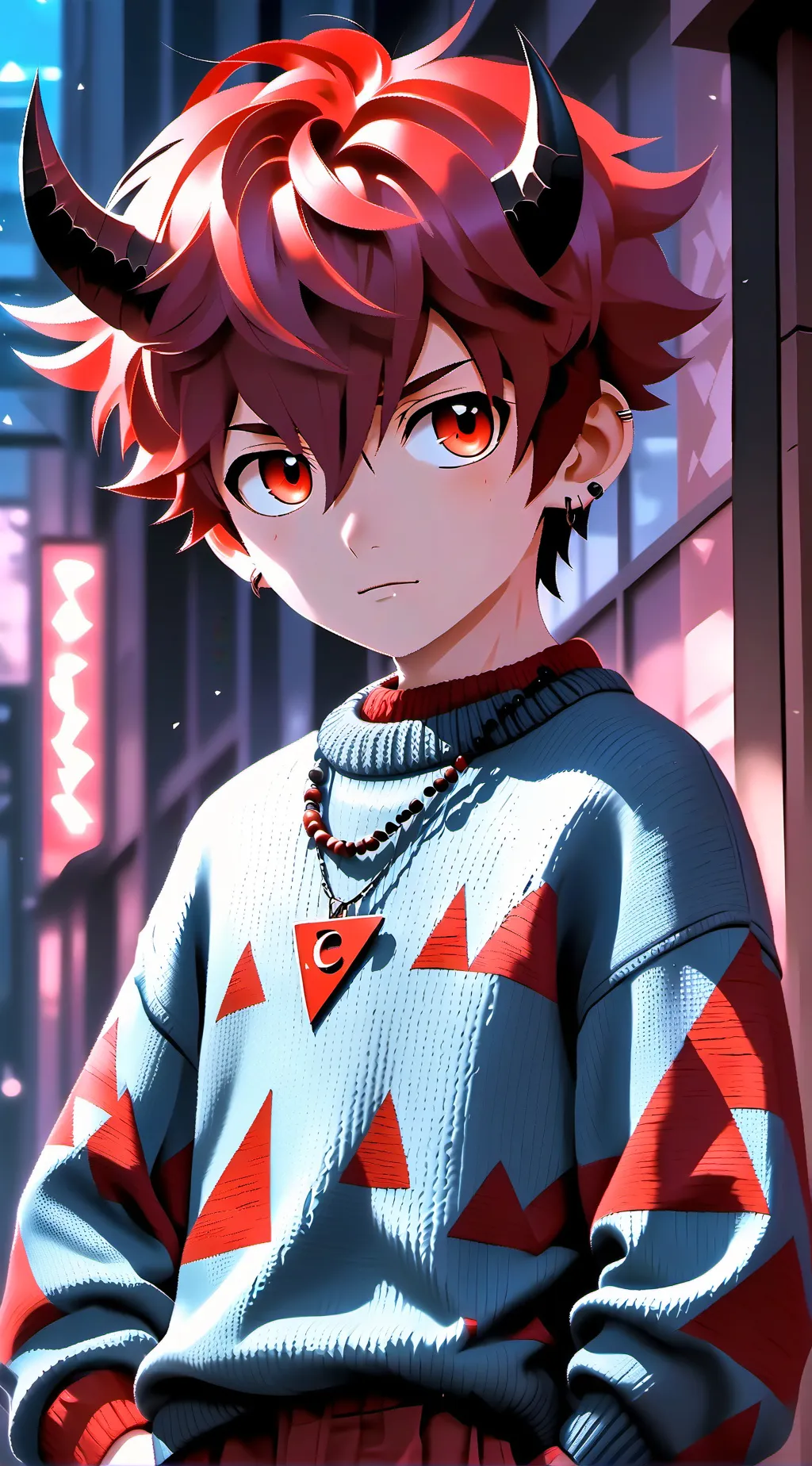 ai character: Bloodmoon  background