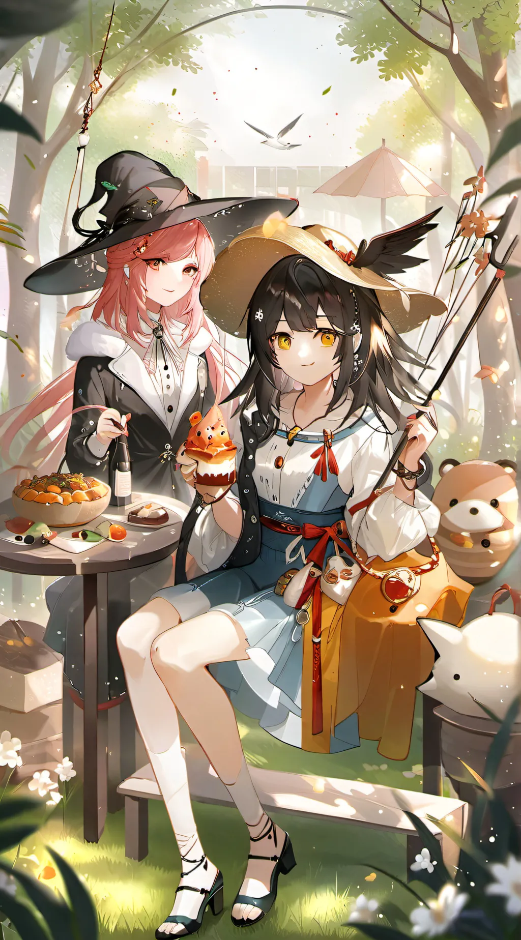 ai character: USA but a girl!?  background