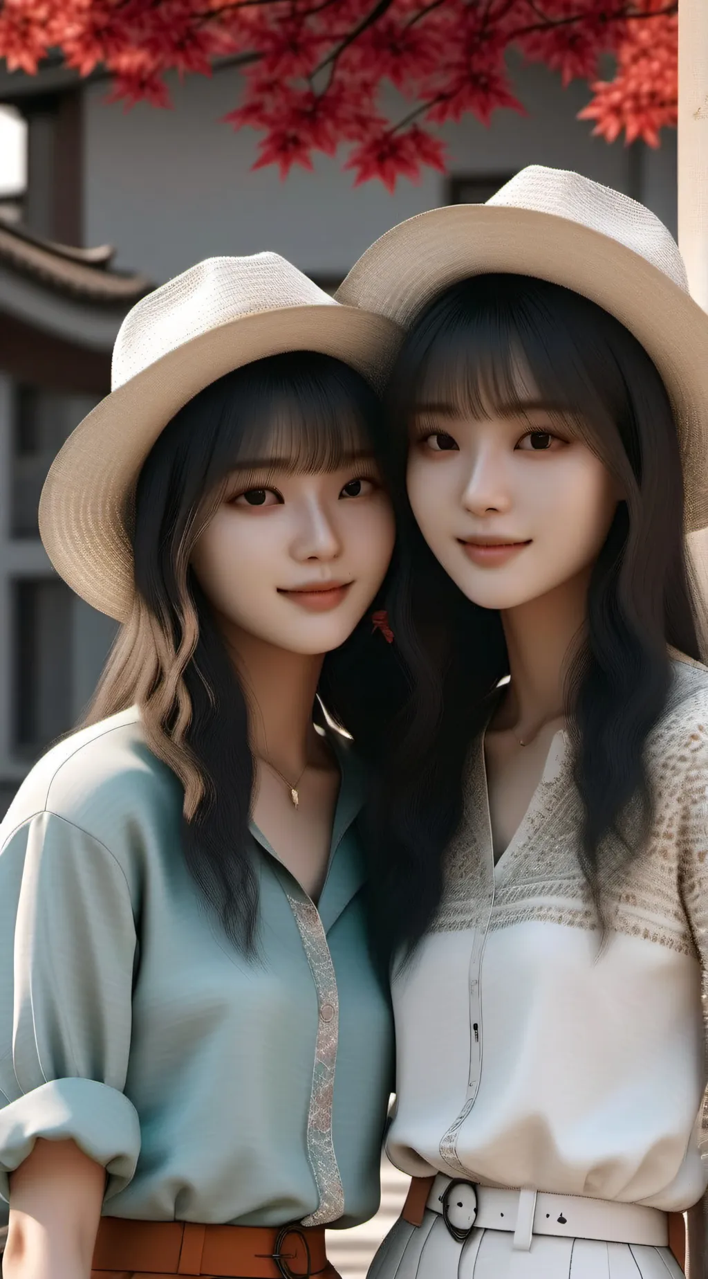 ai character: Ashley & Lexi background