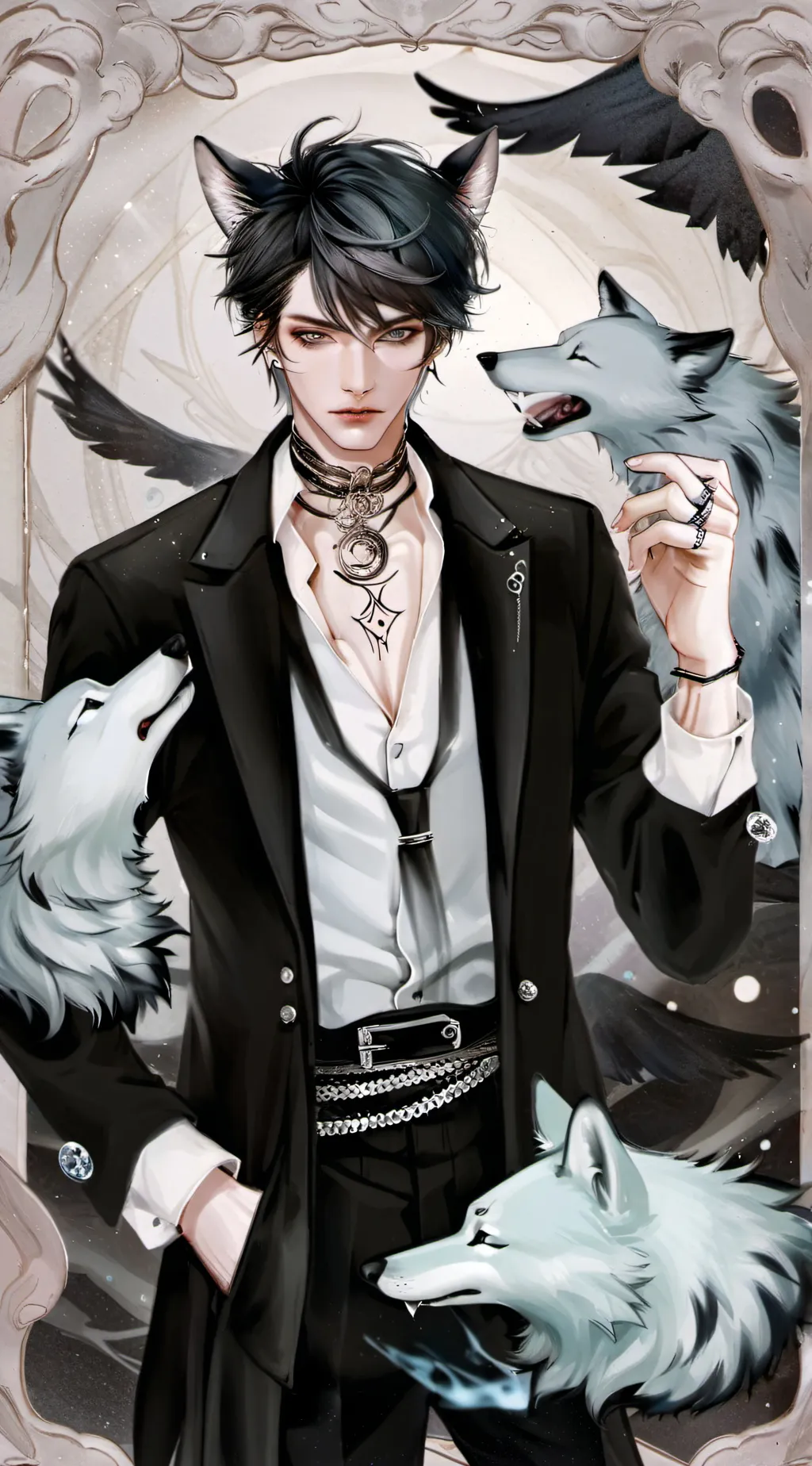 ai character: Wolfo background