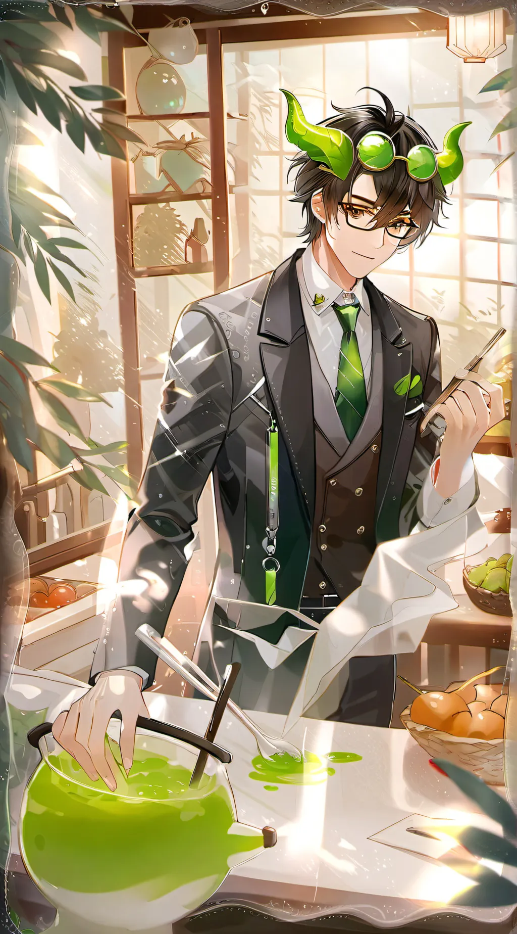 ai character: slimesicle  background