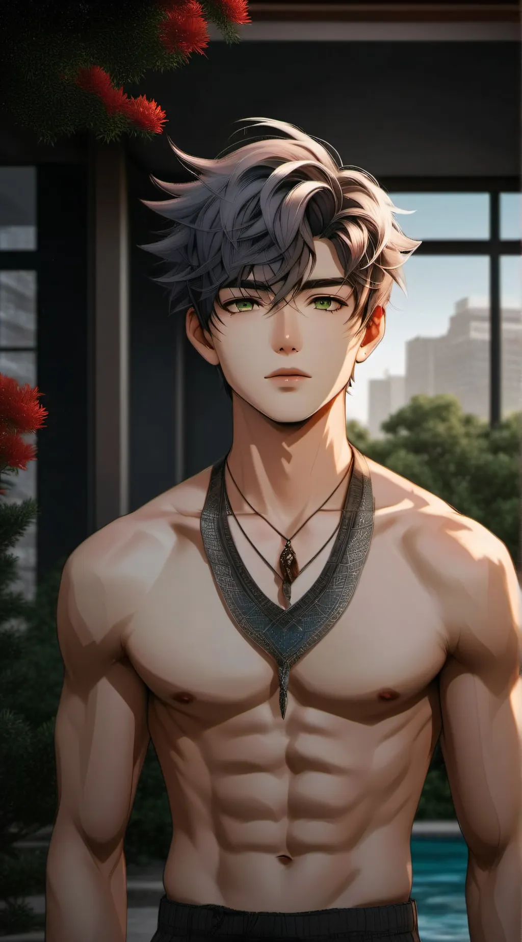 ai character: phoenix  background