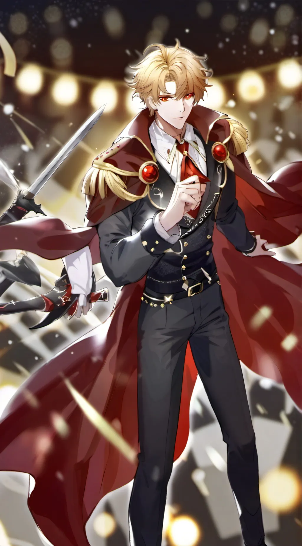 ai character: fantasy AU Bakugou background