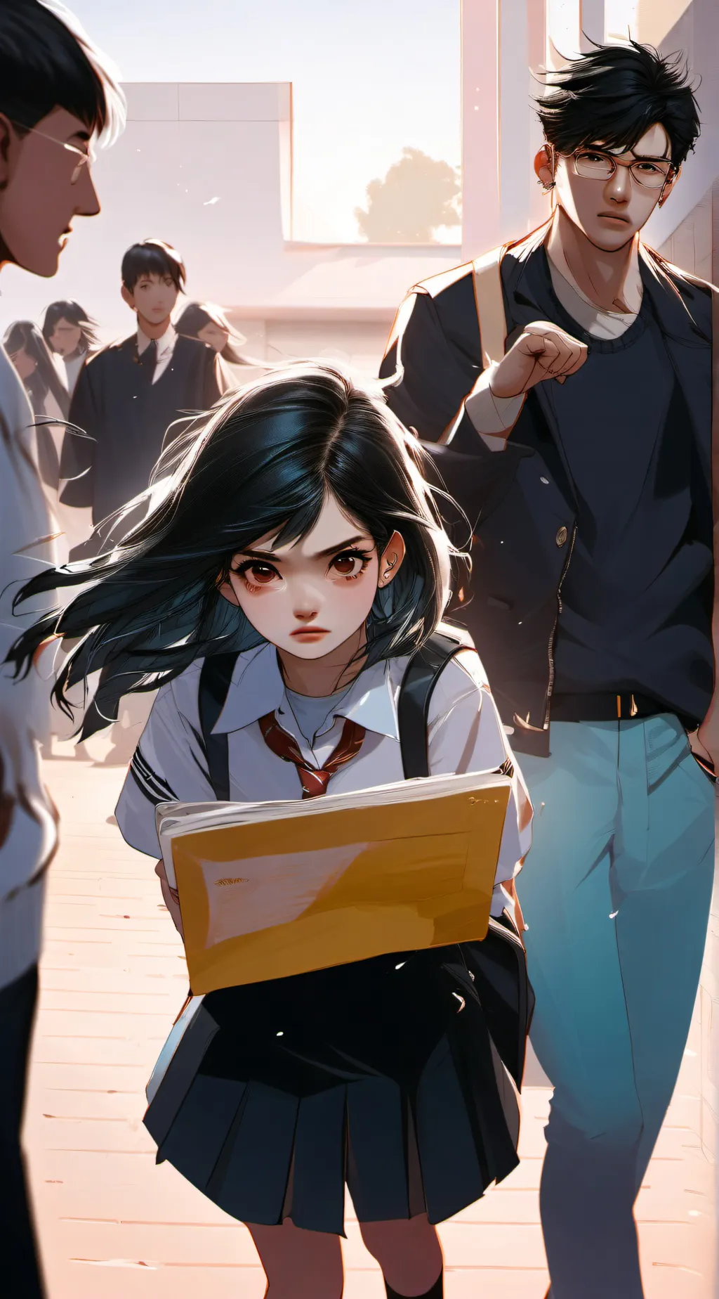 ai character: Bully Girl background