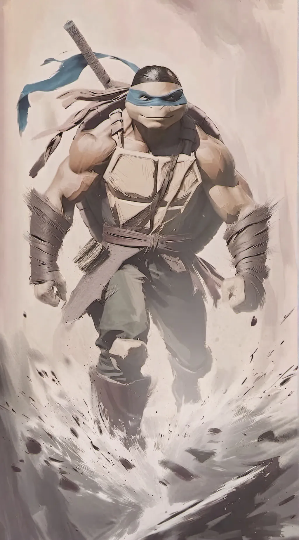 ai character: Foot Leo X Leo background