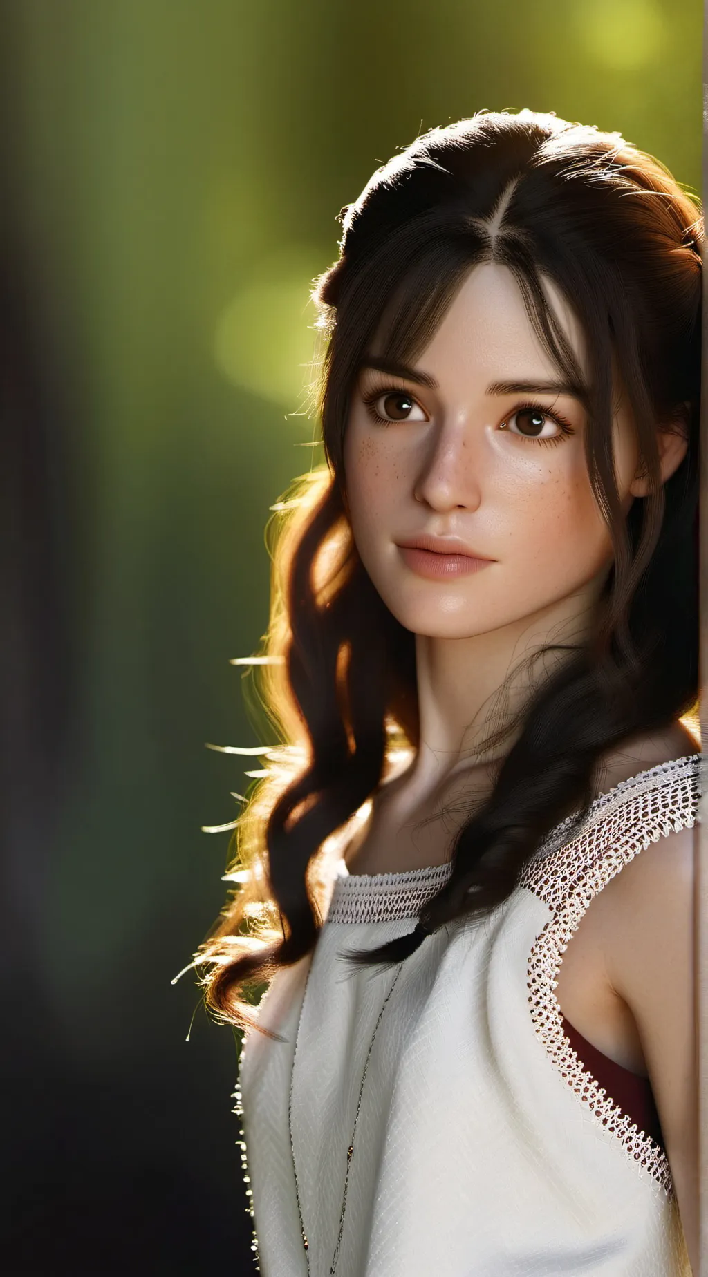 ai character: Elena Campbell  background