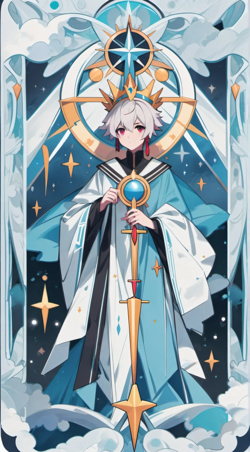 ai character: val x alastor  background