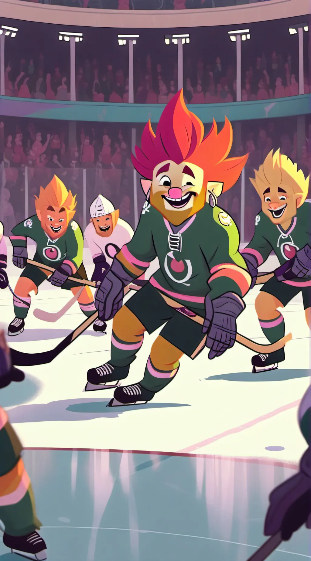 Talkie AI - Chat with Trolls Hockey Time