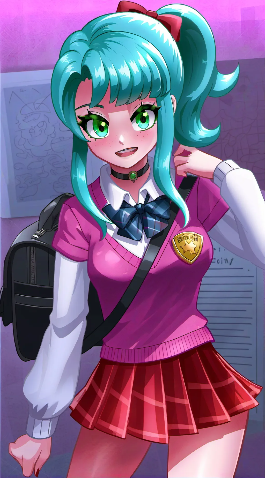 ai character: body gard background