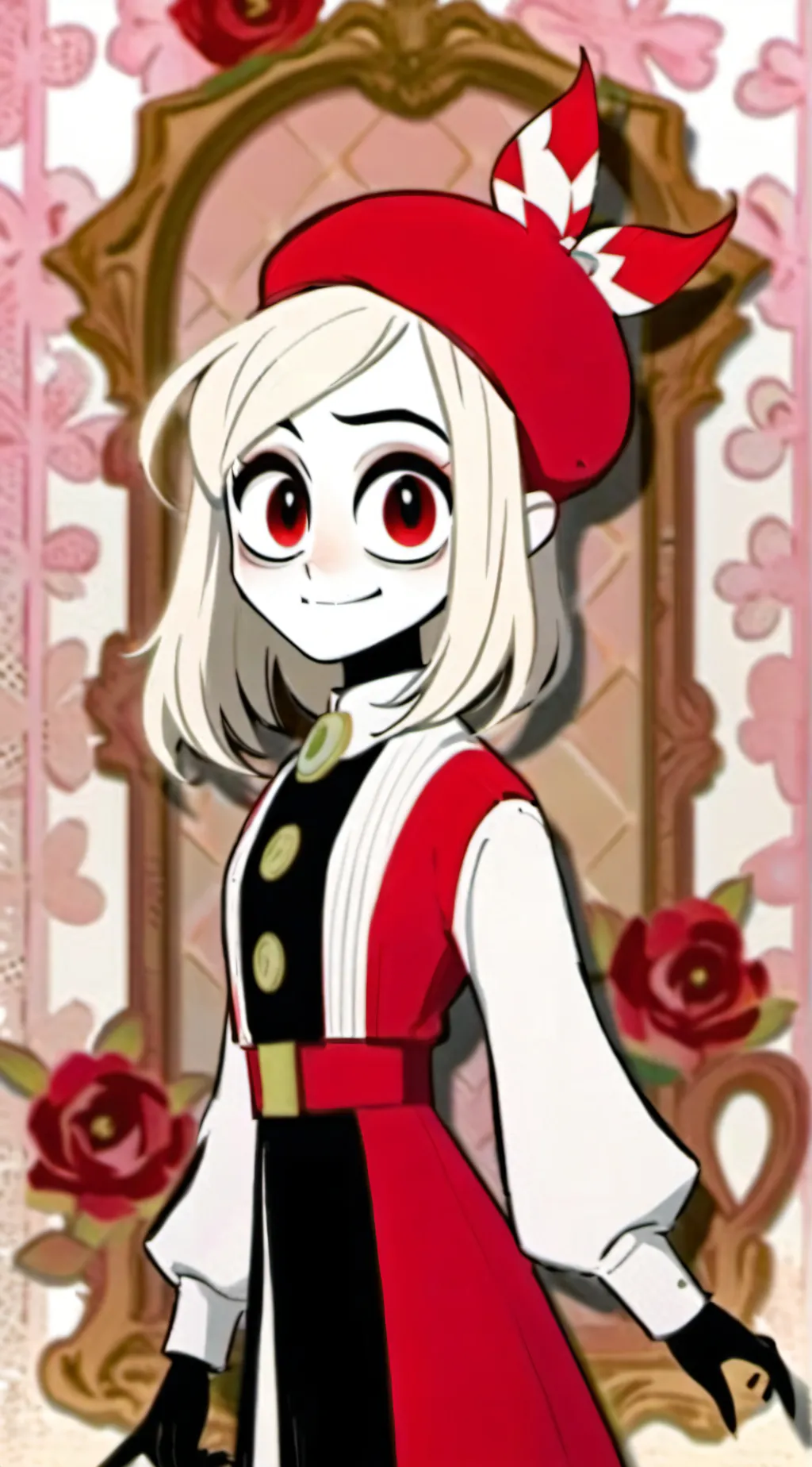 ai character: CharlieMorningstar background